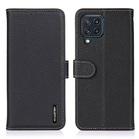Coque Portefeuille Livre Cuir Etui Clapet B01H pour Samsung Galaxy M32 4G Noir