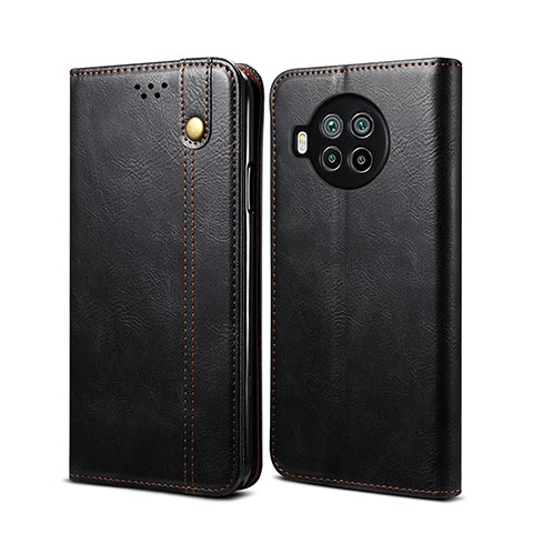Coque Portefeuille Livre Cuir Etui Clapet B02S pour Xiaomi Mi 10T Lite 5G Noir