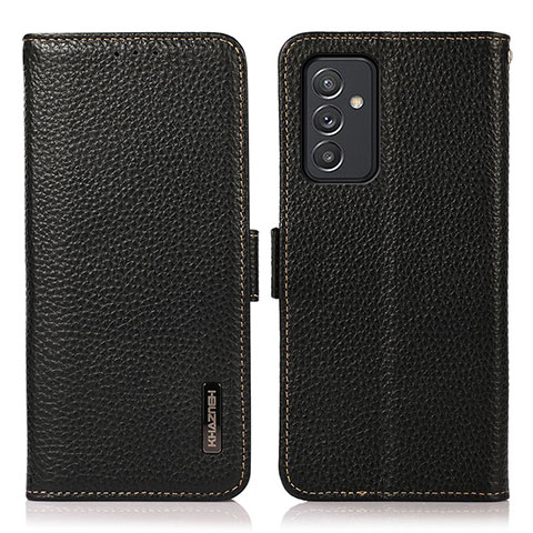 Coque Portefeuille Livre Cuir Etui Clapet B03H pour Samsung Galaxy A25 5G Noir
