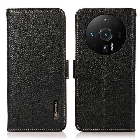 Coque Portefeuille Livre Cuir Etui Clapet B03H pour Xiaomi Mi 12 Ultra 5G Noir