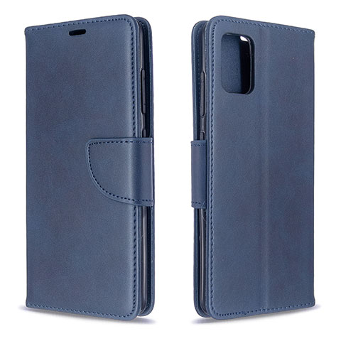Coque Portefeuille Livre Cuir Etui Clapet B04F pour Samsung Galaxy A51 5G Bleu