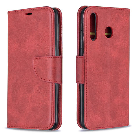 Coque Portefeuille Livre Cuir Etui Clapet B04F pour Samsung Galaxy M30 Rouge