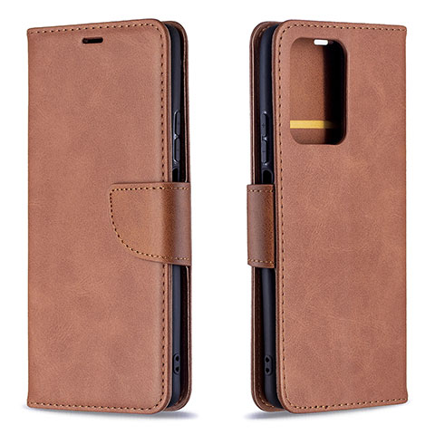 Coque Portefeuille Livre Cuir Etui Clapet B04F pour Xiaomi Mi 11T 5G Marron