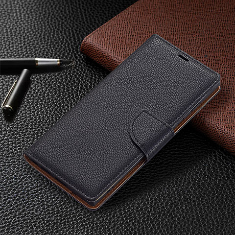 Coque Portefeuille Livre Cuir Etui Clapet B05F pour Samsung Galaxy S21 Ultra 5G Noir