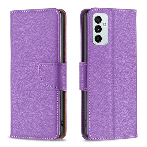 Coque Portefeuille Livre Cuir Etui Clapet B06F pour Samsung Galaxy M23 5G Violet
