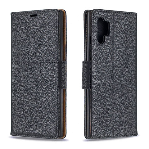 Coque Portefeuille Livre Cuir Etui Clapet B06F pour Samsung Galaxy Note 10 Plus 5G Noir