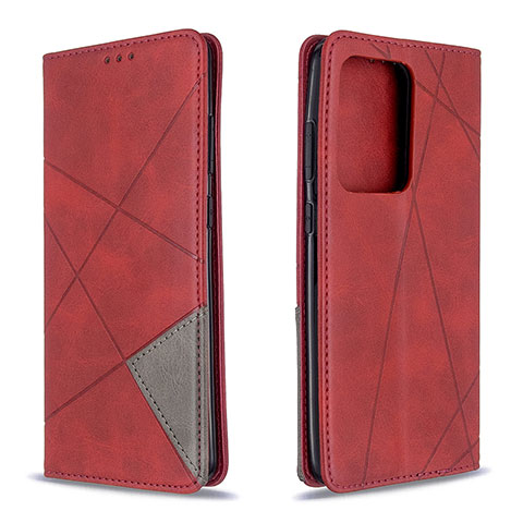 Coque Portefeuille Livre Cuir Etui Clapet B07F pour Samsung Galaxy S20 Plus Rouge