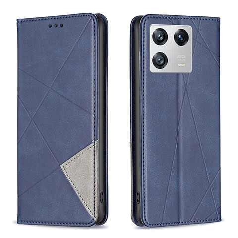 Coque Portefeuille Livre Cuir Etui Clapet B07F pour Xiaomi Mi 13 Pro 5G Bleu