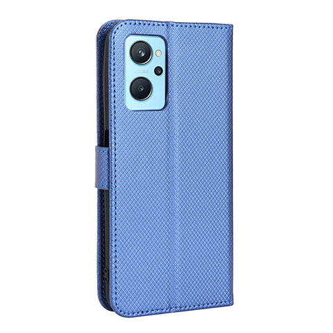 Coque Portefeuille Livre Cuir Etui Clapet BY1 pour Oppo A96 4G Bleu