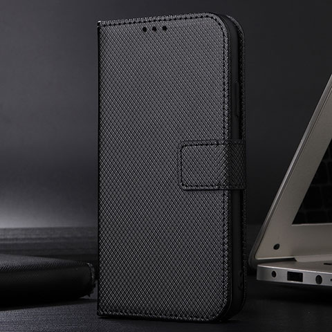 Coque Portefeuille Livre Cuir Etui Clapet BY1 pour Samsung Galaxy A03s Noir