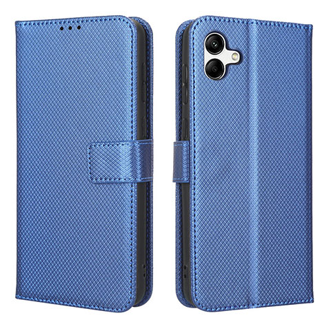 Coque Portefeuille Livre Cuir Etui Clapet BY1 pour Samsung Galaxy A04E Bleu
