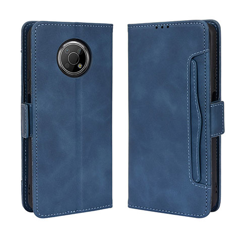 Coque Portefeuille Livre Cuir Etui Clapet BY3 pour Nokia G300 5G Bleu