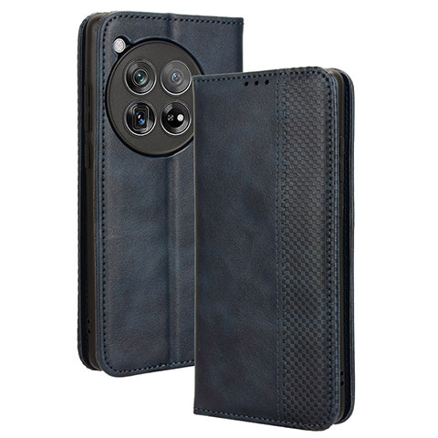 Coque Portefeuille Livre Cuir Etui Clapet BY4 pour OnePlus Ace 3 5G Bleu