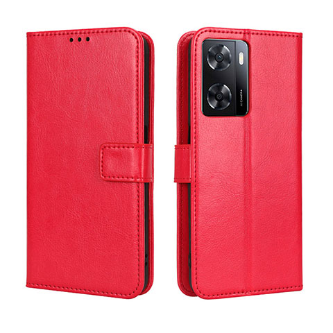 Coque Portefeuille Livre Cuir Etui Clapet BY5 pour OnePlus Nord N20 SE Rouge