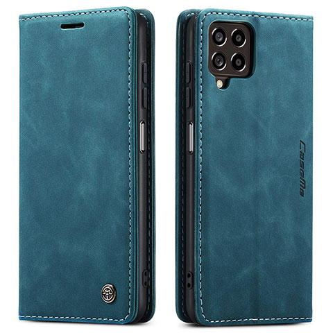 Coque Portefeuille Livre Cuir Etui Clapet C01S pour Samsung Galaxy M33 5G Bleu