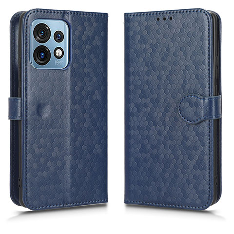 Coque Portefeuille Livre Cuir Etui Clapet C01X pour Motorola Moto Edge 40 Pro 5G Bleu