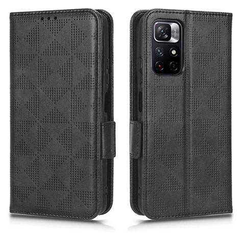 Coque Portefeuille Livre Cuir Etui Clapet C02X pour Xiaomi Poco M4 Pro 5G Noir