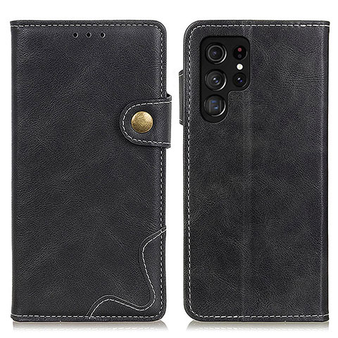 Coque Portefeuille Livre Cuir Etui Clapet D01Y pour Samsung Galaxy S24 Ultra 5G Noir