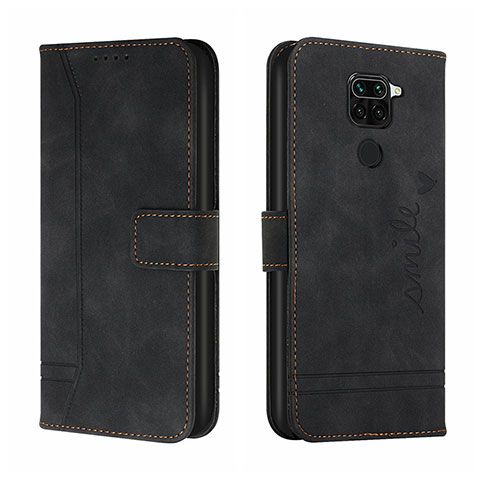 Coque Portefeuille Livre Cuir Etui Clapet H01X pour Xiaomi Redmi 10X 4G Noir