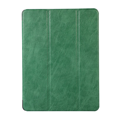 Coque Portefeuille Livre Cuir Etui Clapet H02 pour Apple iPad Mini 4 Vert