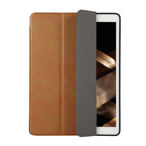 Coque Portefeuille Livre Cuir Etui Clapet H03 pour Apple iPad 10.2 (2020) Marron