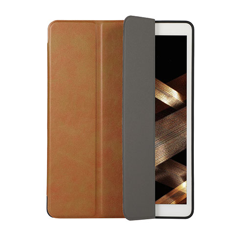 Coque Portefeuille Livre Cuir Etui Clapet H03 pour Apple iPad Mini 5 (2019) Marron