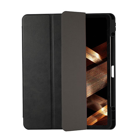 Coque Portefeuille Livre Cuir Etui Clapet H03 pour Apple iPad Pro 12.9 (2020) Noir