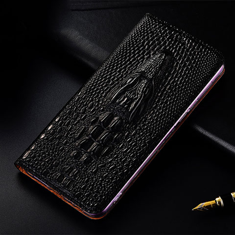 Coque Portefeuille Livre Cuir Etui Clapet H03P pour Huawei Honor Magic5 Lite 5G Noir