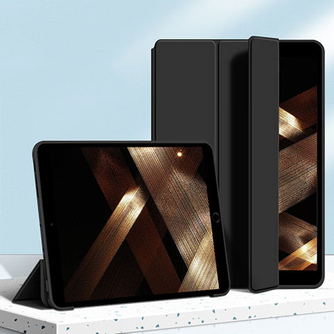 Coque Portefeuille Livre Cuir Etui Clapet H04 pour Apple iPad Mini 5 (2019) Noir