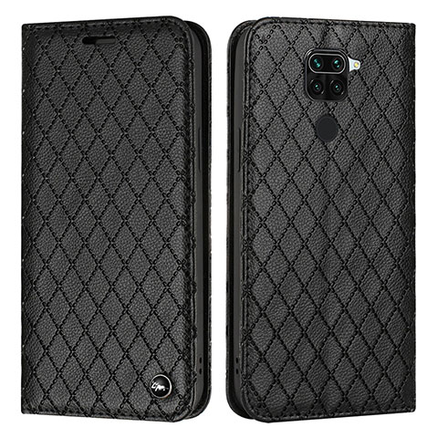 Coque Portefeuille Livre Cuir Etui Clapet H05X pour Xiaomi Redmi 10X 4G Noir