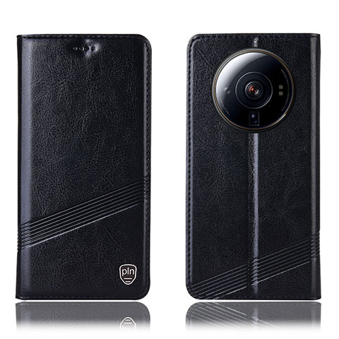 Coque Portefeuille Livre Cuir Etui Clapet H06P pour Xiaomi Mi 12 Ultra 5G Noir