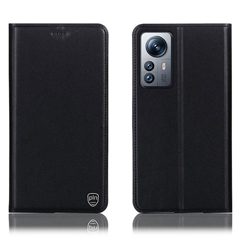 Coque Portefeuille Livre Cuir Etui Clapet H07P pour Xiaomi Mi 12S Pro 5G Noir