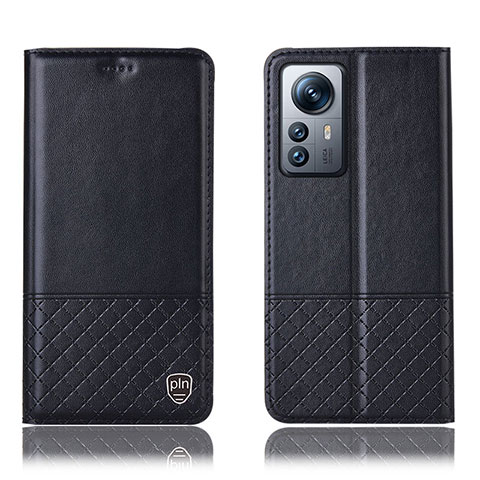 Coque Portefeuille Livre Cuir Etui Clapet H11P pour Xiaomi Mi 12X 5G Noir