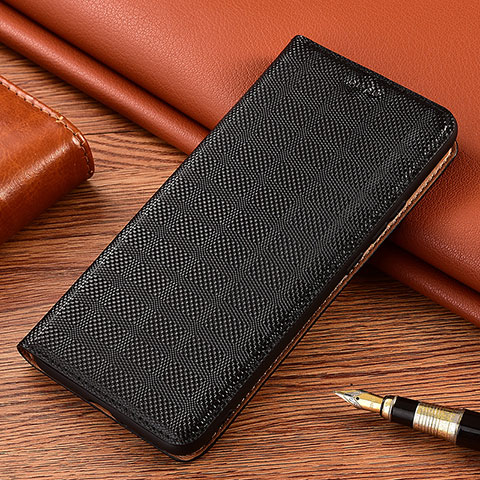 Coque Portefeuille Livre Cuir Etui Clapet H20P pour Xiaomi Poco M4 Pro 5G Noir