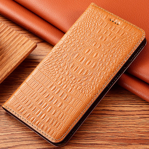 Coque Portefeuille Livre Cuir Etui Clapet H24P pour Apple iPhone 6 Plus Orange