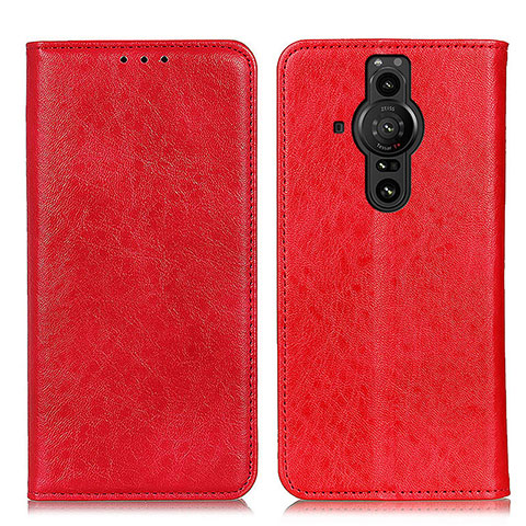 Coque Portefeuille Livre Cuir Etui Clapet K01Z pour Sony Xperia PRO-I Rouge