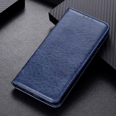 Coque Portefeuille Livre Cuir Etui Clapet K01Z pour Xiaomi Redmi Note 9T 5G Bleu