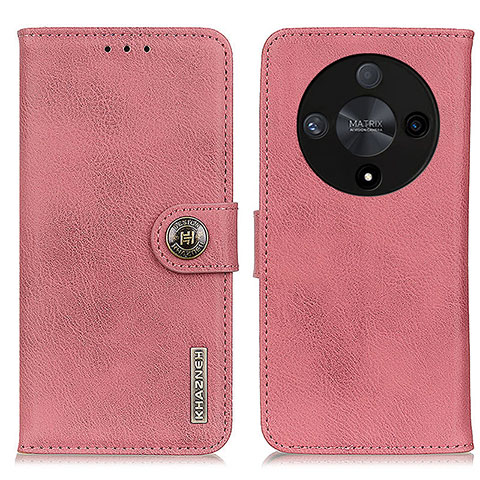 Coque Portefeuille Livre Cuir Etui Clapet K02Z pour Huawei Honor X9b 5G Rose