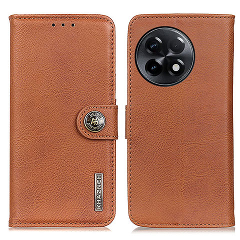 Coque Portefeuille Livre Cuir Etui Clapet K02Z pour OnePlus Ace 2 5G Marron