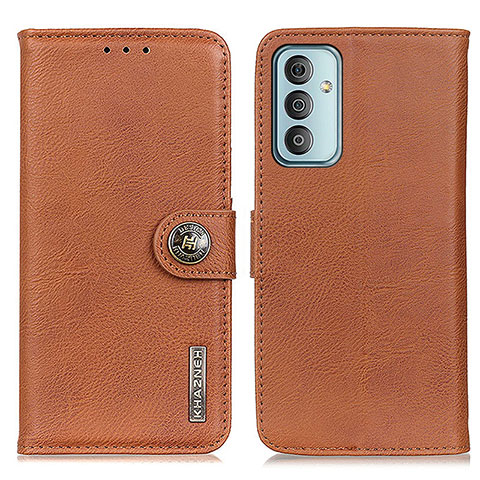 Coque Portefeuille Livre Cuir Etui Clapet K02Z pour Samsung Galaxy M13 4G Marron