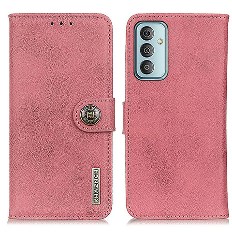 Coque Portefeuille Livre Cuir Etui Clapet K02Z pour Samsung Galaxy M13 4G Rose