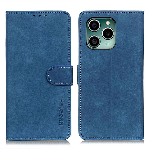 Coque Portefeuille Livre Cuir Etui Clapet K03Z pour Huawei Honor 60 SE 5G Bleu