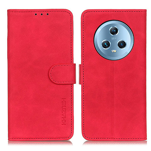 Coque Portefeuille Livre Cuir Etui Clapet K03Z pour Huawei Honor Magic5 5G Rouge