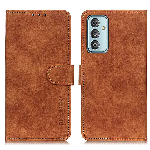 Coque Portefeuille Livre Cuir Etui Clapet K03Z pour Samsung Galaxy M13 4G Marron