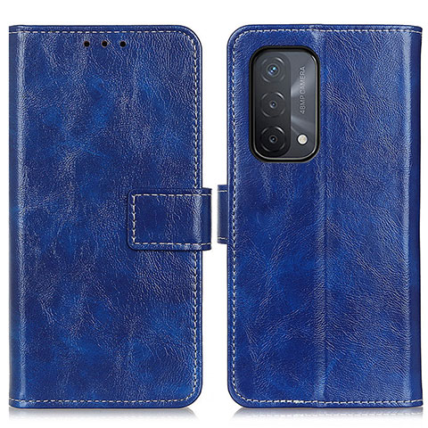 Coque Portefeuille Livre Cuir Etui Clapet K04Z pour OnePlus Nord N200 5G Bleu