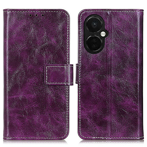Coque Portefeuille Livre Cuir Etui Clapet K04Z pour OnePlus Nord N30 5G Violet