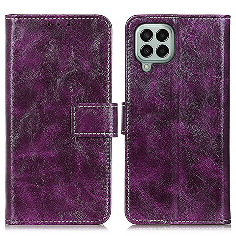 Coque Portefeuille Livre Cuir Etui Clapet K04Z pour Samsung Galaxy M33 5G Violet