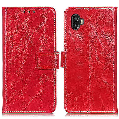 Coque Portefeuille Livre Cuir Etui Clapet K04Z pour Samsung Galaxy XCover 6 Pro 5G Rouge