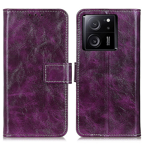 Coque Portefeuille Livre Cuir Etui Clapet K04Z pour Xiaomi Mi 13T Pro 5G Violet