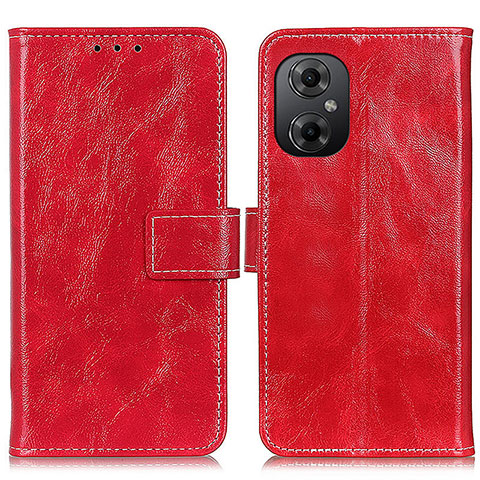 Coque Portefeuille Livre Cuir Etui Clapet K04Z pour Xiaomi Redmi Note 11R 5G Rouge